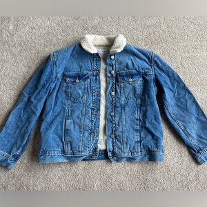 Old Navy Sherpa Lined Jean Jacket